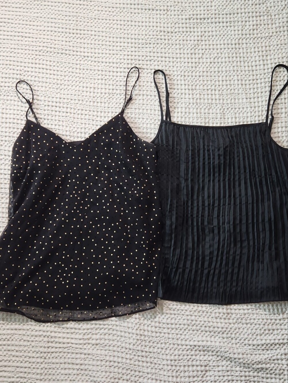 Set Of 2 Silk Tank Tops